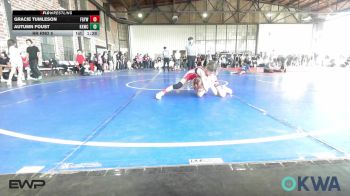 75 lbs Rr Rnd 5 - Gracie Tumleson, Fort Gibson Youth Wrestling vs Autumn Foust, Keystone Kids Wrestling Club