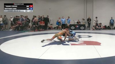 57 kg Champ. Rd Of 64 - Isaiah Cortez, Spartan Combat RTC/ Titan Mercury Wrestling Club vs Matthew Long, Beaver Wrestling Club