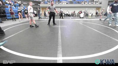130 lbs Rr Rnd 1 - Brayden Heinen, Hennessey Takedown Club vs Braydin McBride, Grover Rains Wrestling Club