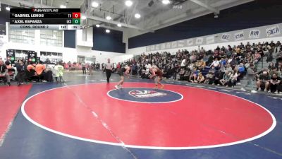 144 lbs Cons. Round 2 - Axel Esparza, Lakeside vs Gabriel Lemos, Temecula Valley