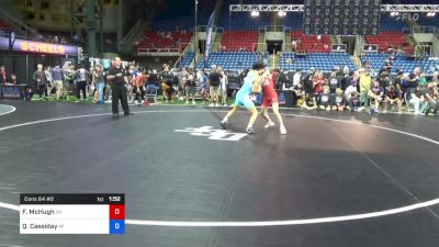 132 lbs Cons 64 #2 - Finn McHugh, Ohio vs Quinten Cassiday, Michigan