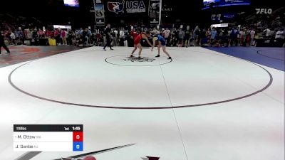 118 lbs Cons 16 #2 - Malia Ottow, WA vs Jocelyn Danbe, NJ