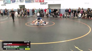 126 lbs Semifinal - Quenten Halverson, Interior Grappling Academy vs Titan Linne, Alaska