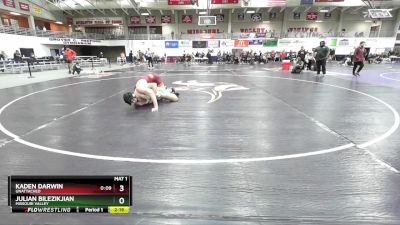 285 lbs Quarterfinal - Julian Bilezikjian, Missouri Valley vs Kaden Darwin, Unattached