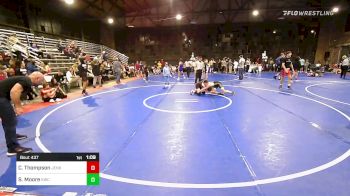 105 lbs Semifinal - Champ Thompson, Jenks Trojan Wrestling Club vs Samuel Moore, Keystone Wrestling Club