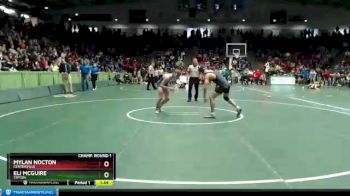 126 lbs Champ. Round 1 - Eli McGuire, Tipton. vs Mylan Nocton, Centerville