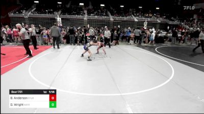 82 lbs Final - Braedyn Anderson, Sturgis Youth WC vs Drew Wright, Natrona Colts
