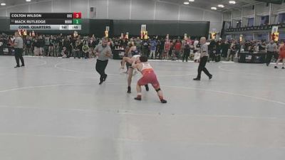 157 lbs Cons. Quarters - Mack Rutledge, White Rhino vs Colton Wilson, Ozark High School