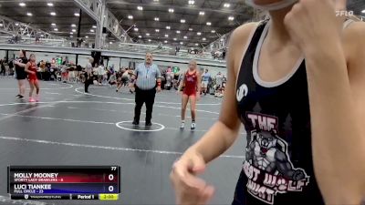 90 lbs Placement (4 Team) - Lydia Gonzales, Full Circle vs Delaney Emison, 5forty Lady Brawlers