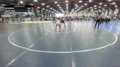 110 lbs Round 4 (1:30pm Friday) - Bo Barker, Cali Red vs Keilan Yang, Crass Trained