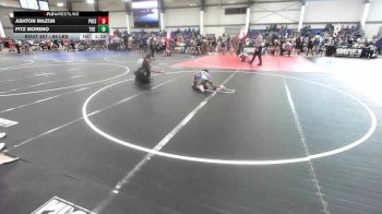 69 lbs Quarterfinal - Ashton Mazon, Prescott Valley Bighorns vs Fitz Moreno, The Valley WC