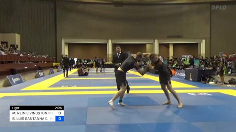 MAX REIN LIVINGSTON vs BRUNO LUIS SANTANNA CAGLIONI 2024 Pan IBJJF Jiu-Jitsu No-Gi Championship