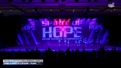 Fire Cheer Allstars - FURY [2026 L1 Youth - D2 - Small Day 1] 2026 Spirit of Hope Grand Nationals
