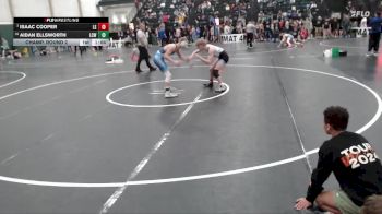 132 lbs Champ. Round 2 - Isaac Cooper, Lincoln Southeast vs Aidan Ellsworth, Lakeview Club Wrestling