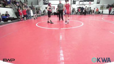 88-93 lbs Rr Rnd 1 - Timber Perkins, Caney Valley Wrestling vs Audrey Hembree, Wyandotte Youth Wrestling