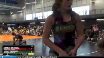 155 lbs Round 4 (10 Team) - JORDAN BRICKNELL, Alabama Elite Gold vs Lainey Driggett, Big Money Movin