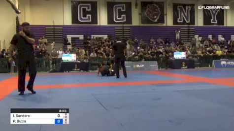 Pablo Dutra vs Ian Sanders 2018 Pan Jiu-Jitsu IBJJF No Gi Championship