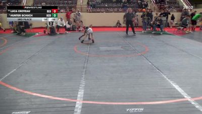 50_B lbs 3rd Place - Luca Croteau, Richland vs Hunter Schuch, Neshaminy