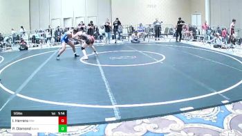 123 lbs Quarterfinal - Itzel Herrera, Paw vs Peyton Diamond, Nakamura Wrestling