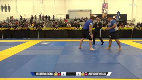 Kristofer Allen Davis vs Andrew Christopher Cruz 2024 World IBJJF Jiu-Jitsu No-Gi Championship