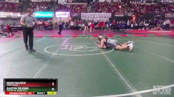 A - 182 lbs Semifinal - Noah Rausch, Frenchtown vs Easton DeJong, Custer Co. (Miles City)