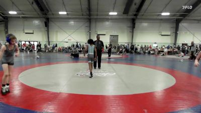 90 lbs Rr Rnd 3 - Aviyahn Mills, Roundtree Wrestling Academy - (A) vs Amir Hossain, Level Up Wrestling Center - (B)