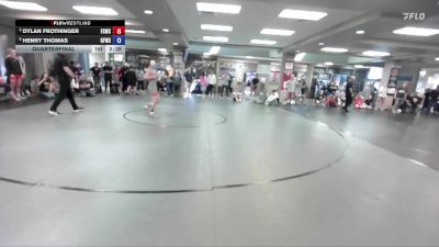 126 lbs Quarterfinal - Dylan Frothinger, Fighting Squirrels Wrestling Club vs Henry Thomas, Glenn Ferry Wrestling Club