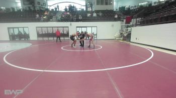 150 lbs Consolation - Racen Stacy, Hilldale vs Ethan Hotema, Dewar High School