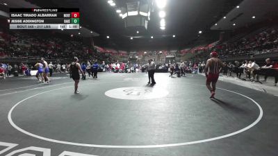 217 lbs Consi Of 16 #2 - Isaac Tirado Albarran, North vs Jesse Addington, Bakersfield