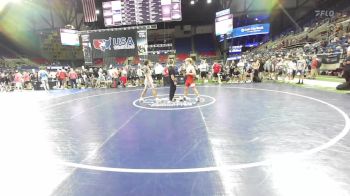 126 lbs Cons 8 #1 - Isaiah Schaefer, Indiana vs Scout Santos, Oregon