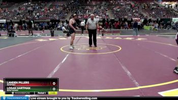 220 lbs Cons. Round 2 - Landen Pillers, Newport vs Logan Hartman, Bend Senior