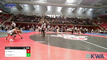 49 lbs Final - Nixon Coyle, Standfast vs James Evans, Bartlesville Wrestling Club