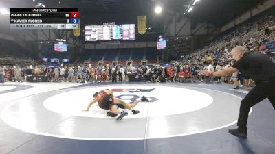 138 lbs Champ. Rd Of 64 - Isaac Cicchetti, Maryland vs Xavier Flores, Indiana