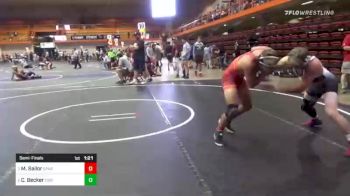 160 lbs Semifinal - Max Sailor, Spartan WC vs Cole Becker, Circle WC