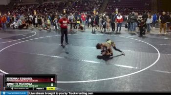 63 lbs Quarterfinal - Timothy Martinez, Pomona Wrestling Club Colorado vs Jeremiah Esquibel, Pomona Wrestling Club Colorado