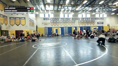 120 lbs Round 5 (8 Team) - Connor Bruer, Lemon Bay WC vs Axel Gruver, Braves WC