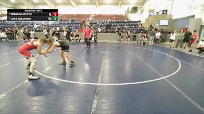 90 lbs Cons. Semi - Luke Williams, Team Prestige Wrestling vs Thomas McCoy, Sanderson Wrestling Academy