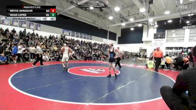 138 lbs 5th Place Match - Noah Lopez, Walnut vs Bryce Gonzales, Norco