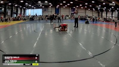 88 lbs Rd# 6- 9:00am Saturday Final Pool - Quentin Walls, Cali Red vs Jack Thrush, Untouchables