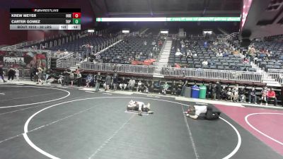 50 lbs Quarterfinal - Krew Meyer, Independent vs Carter Gomez, Top Of The Rock WC