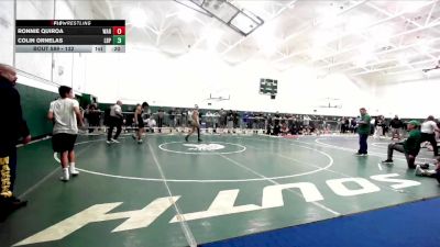 132 lbs Cons. Round 4 - Ronnie Quiroa, Warren vs Colin Ornelas, Long Beach Poly