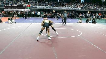 6A 100 lbs Quarterfinal - Kaelani Palmer, Richmond Foster vs Odessy Esparza, South Grand Prairie