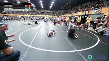 43 lbs Rr Rnd 1 - Bryleigh Clipper, Norman Grappling Club vs Oakley Elizondo, Blue Devil Wrestling