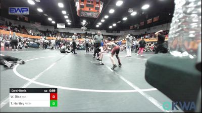 67 lbs Consolation - Walker Diaz, Shelton Wrestling Academy vs Ty Hartley, ARDMORE TAKEDOWN CLUB