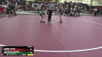 JV-2 lbs Round 2 - Gracelyn Cousins, Cedar Rapids Kennedy vs Camry Tynan, Mason City