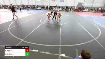 170 lbs Semifinal - Burlander Kee, Window Rock Bison vs Piercen Stahle, East Valley WC