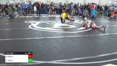 70-J lbs Round Of 32 - Boone Dilley, WI vs Aiden Jette, WV