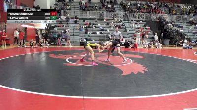 120 lbs Quarterfinal - Chloe Gundrum, Muscatine vs Layla Winkel, Southeast Polk