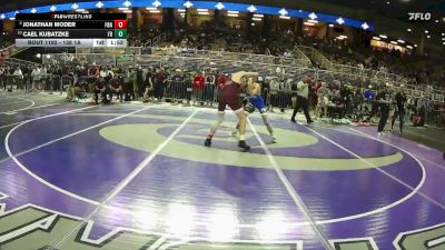138 1A Quarterfinal - Cael Kubatzke, Fernandina Beach vs Jonathan Moder, First Baptist (Naples)