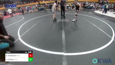 83 lbs Quarterfinal - Brooks VanDeven, Mustang Bronco Wrestling Club vs Greyson Cattley, D3 Wrestling Cluib